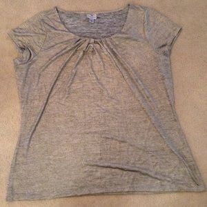 Worthington gold shiny shirt